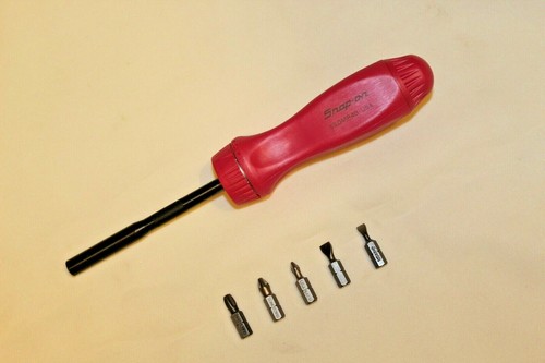 Snap On Ratcheting Screwdriver Pearl Pink Hard Handle Breast Cancer SSDMR4BBCA   - Bild 3 von 9