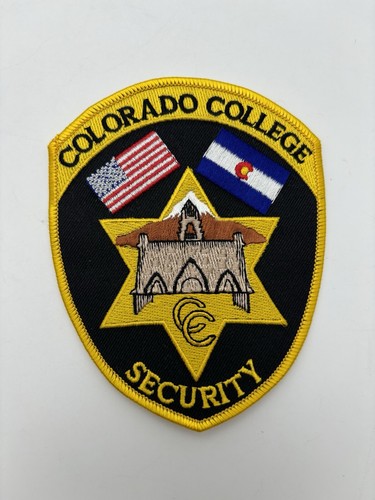Set Of 2 Collectible Colorado College Security Patch - Picture 2 of 5