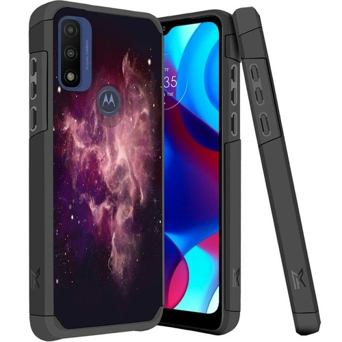 Per Moto G Power 2022 Custodia Antiurto Doppio Strato Pure Rugged + Vetro Temperato x4 - Foto 23 di 26