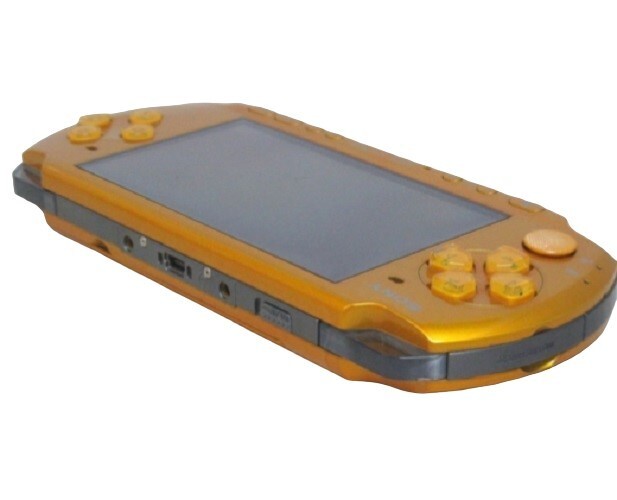 PSP-3000 SONY PSP Playstation Orange Console with Carger