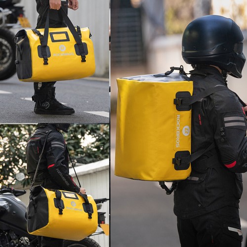 ROCKBROS Motorcycle Tail Bag 40L Waterproof Motorbike Rear Rack Trunk Storage - Picture 6 of 10