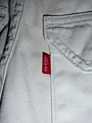 Damen Hose Levi´s Dry Goods Gr. 34 Weites Bein kitt hell Vintage Cargo - Bild 8 von 9