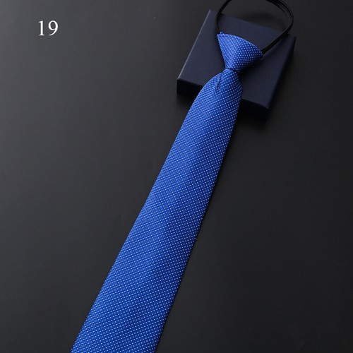 Hombres Color Sólido Moño Formal Cremallera Corbata Cuello Rayas Corbata Clásica - Imagen 31 de 128