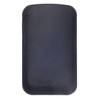 Genuine Leather Samsung Efc-1e1lbec Galaxy Note N7000 Navy Blue Pouch Cover
