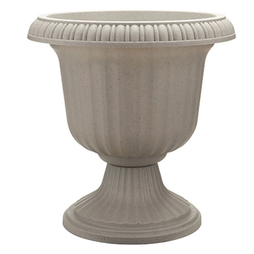 Large 14" Outdoor Lightweight Resin Utopian Urn Planter - Picture 7 of 12