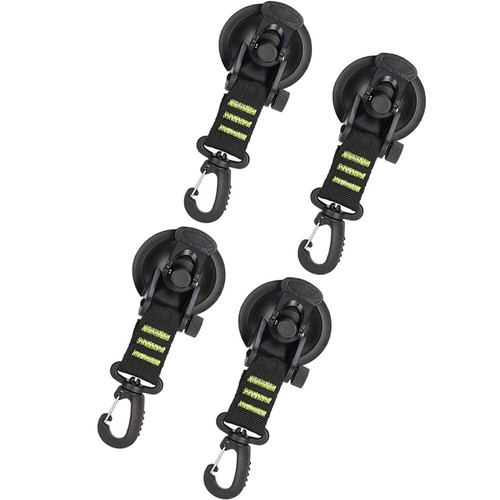 Hochwertiger 4 Stück Schwerlast Saugnapf, Tragbar Auto Montiert Outdoor Zelt Becher - Bild 12 von 14