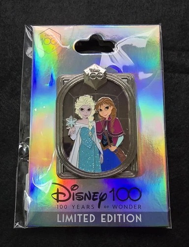 Disney DEC Celebrating 100 Years Character Elsa & Anna LE 400 Pin Frozen