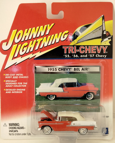 2001 Johnny Lightning 1955 Chevy Bel Air - Afbeelding 1 van 6