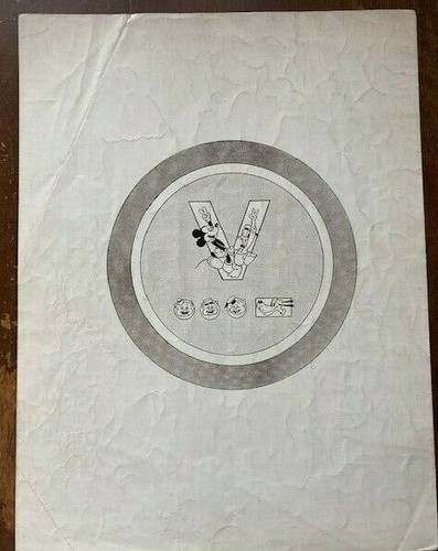 Disney (c) 1942 Der Führergesicht Donald Duck Nutzi Land Noten - Bild 2 von 2