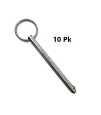 10PK - ITW BEE LEITZKE Steel Cotterless Hitch Pin, 30-10 Ring, 1/4 X 3, 3HLK5