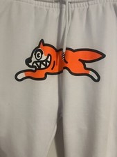 Billionaire Boys Club /Running Dog Logo White Jogger Sweatpants size Large