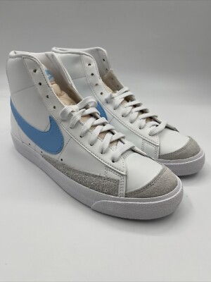 Nike Blazer '77 Vintage Mid White Aquarius Blue BQ6806-126 Men s Sizes 9-13