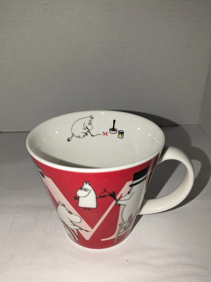 Moomin Initial Mug Cup M MM630-11M Moominpappa Moominmamma Yamaka from Japan - Image 2 of 4