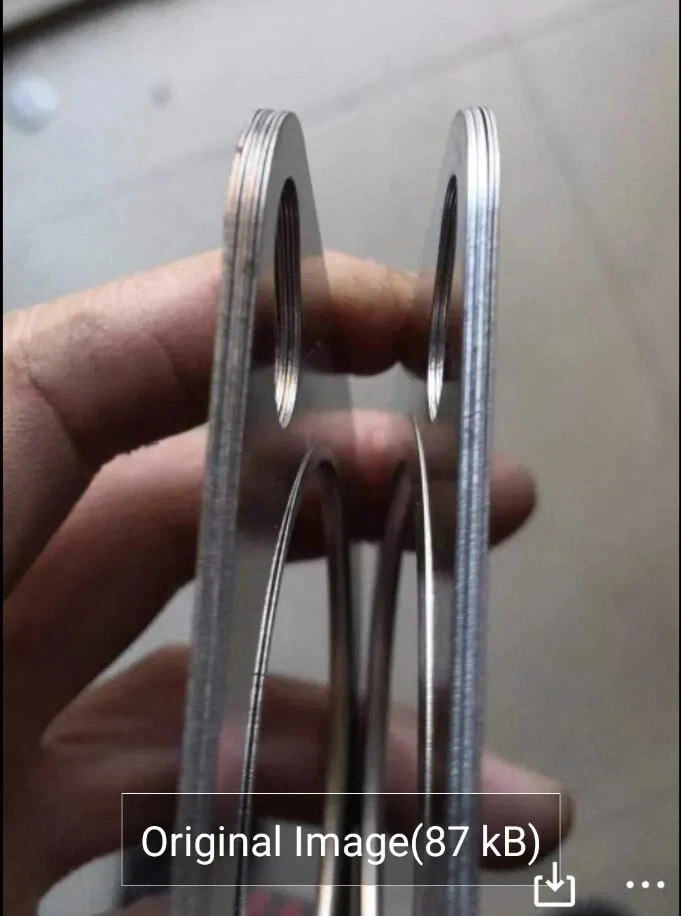 2.5" Steel Exhaust Gasket 6 Layers  - Image 2 of 4