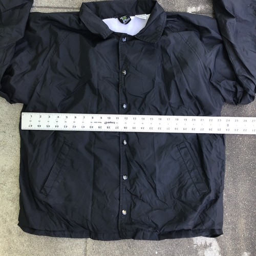 Vintage Metal MULISHA Men Large Jacket Snap Windbreaker Motocross Black Stained - Picture 10 of 14