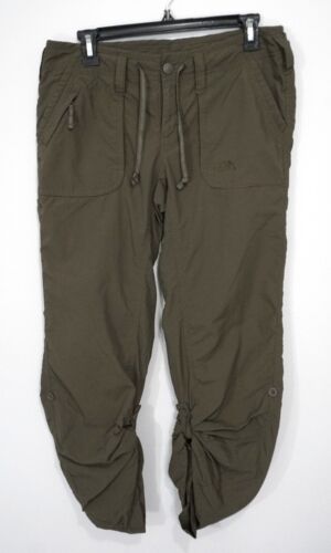 The North Face Green Drawstring Roll Tab Horizon Utility Hiking Pants Sz 6 - Picture 4 of 10