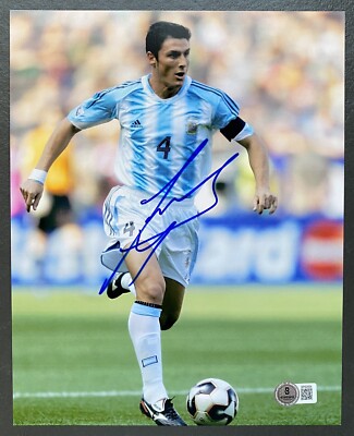 Javier Zanetti Signed 8x10 Photo Autographed Argentina Inter Milan