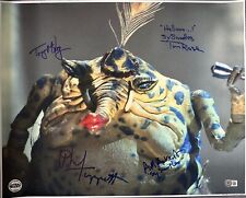 RARE Star Wars ROTJ Sy Snootles Signed x4 with Annie Arbogast 16x20 BAS RARE Star Wars ROTJ Sy Snootles Signed x4 with Annie Arbogast 16x20 BAS