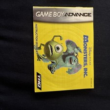 Monsters, Inc. Nintendo Game Boy 2001 cartridge & booklet only NO CASE