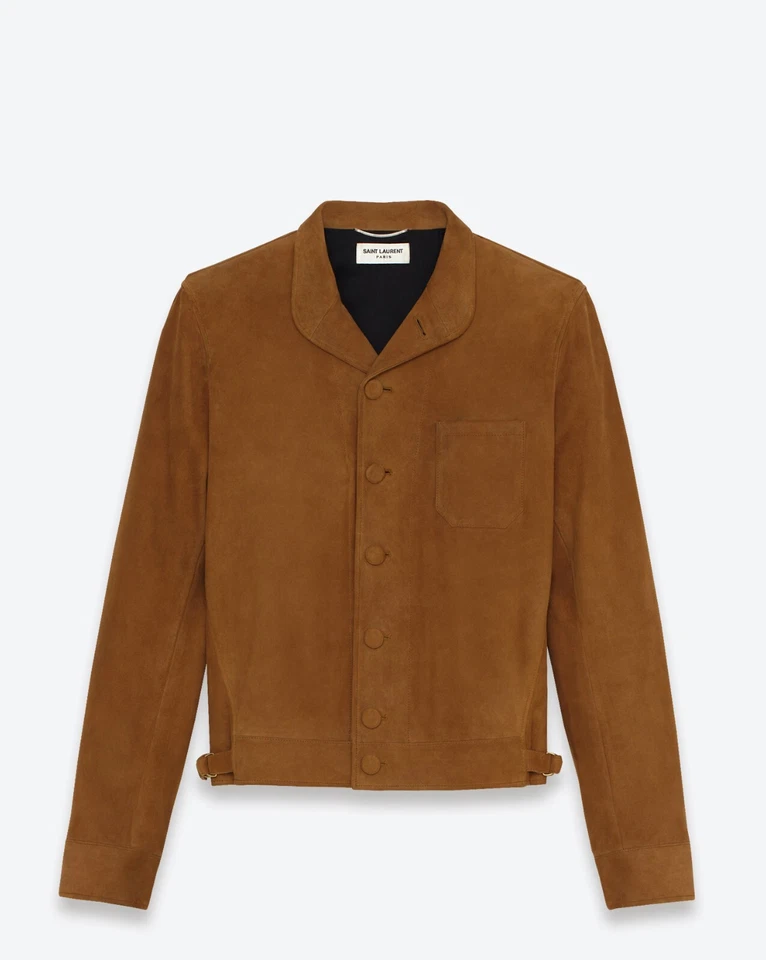SAINT LAURENT PARIS by Hedi Slimane suede jacket blouson proto 44 /46/48 Xavier - Image 3 of 4