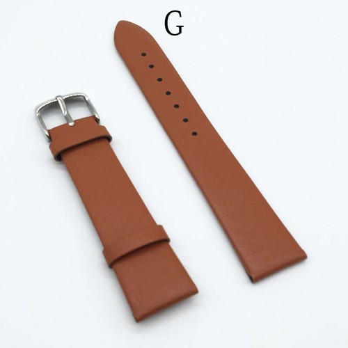 Mens Womens Watch Straps Leather Wrist Watch Band 12MM/14MM/16MM/18MM/20MM/22MM - Picture 51 of 102