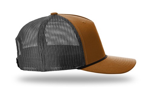 Cappello camionista Richardson 5 pannelli pinch 112FPR corda OSFM regolabile snapback - Foto 30 di 66