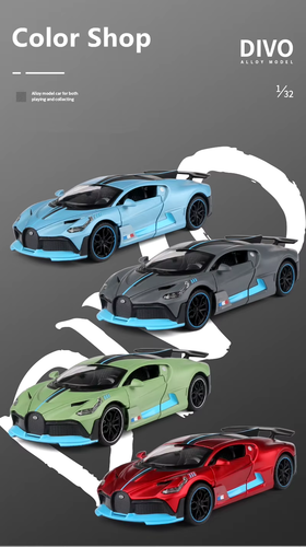 1:32 Bugatti Veyron Divo Model Car with Light and Sound Features - Bild 5 von 10