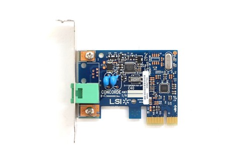 HP Concorde Single-Port 56K PCIe x1 Data/Fax Modem Card P/N: 503094-001 Tested - Picture 2 of 5