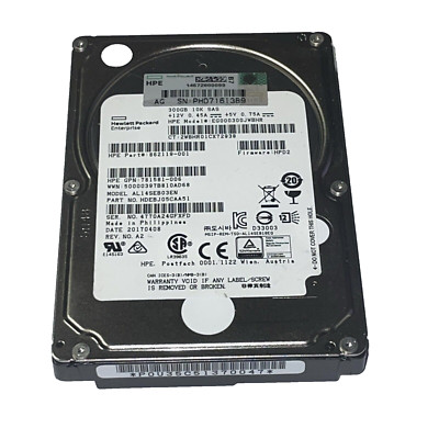 HPE 862119-001 300GB EG000300JWBHR SAS-2 6G 2,5'' 10K Festplatte
