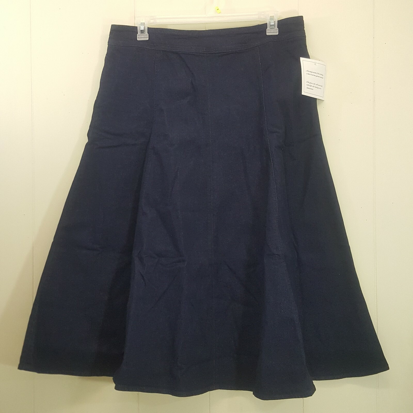 Koret 18 Skirt bluee Jean Denim Long Modest Church A Line Dark Wash Stretch NEW Koret 18 Skirt bluee Jean Denim Long Modest Church A Line Dark Wash Stretch NEW