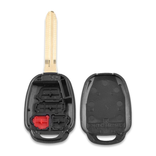 2Pcs For Toyota Camry Avalon Corolla Venza 4 Buttons Smart Key Case Shell Fob - Picture 2 of 5