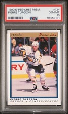 ! 1990 O-PEE-CHEE PREMIER 124 PIERRE TURGEON PSA 10