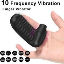 Finger Vibrator G-spot Clit Massager Stimulator Sex Toys for Women Rechargeable