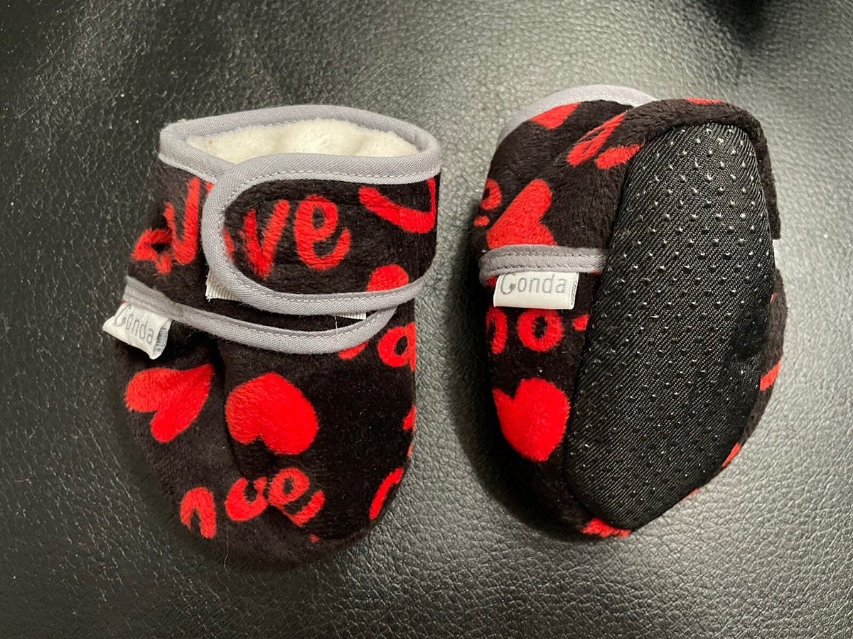 Baby Toddler House Shoes Booties Socks with Grips, Fleece, 3-12