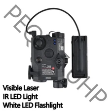 WADSN PEQ15 LA-5 Red Dot Green Laser Sight White LED Flashlight Hunting Lamp