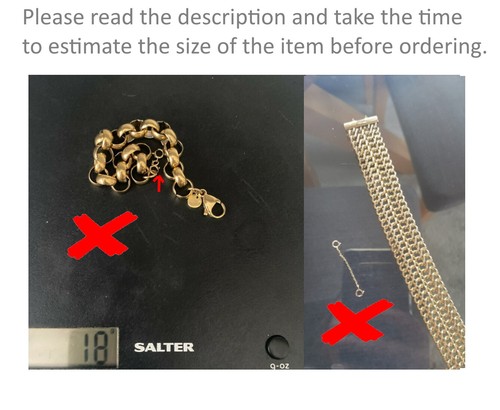 9ct Yellow Gold Clasp 9K 375 4mm 4.5mm 5mm 5.5mm 6mm Bolt Spring Ring - Picture 2 of 7