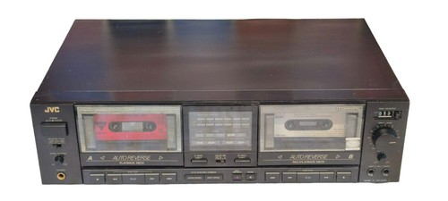 JVC TD-W501 Dual Cassette Deck HiFi Stereo Tape Recorder Vintage Home Audio Dub. - Picture 7 of 10