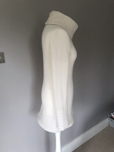 8 Christopher lungo in bianco cashmere di Fischer Maglione taglia w8SqaIRan