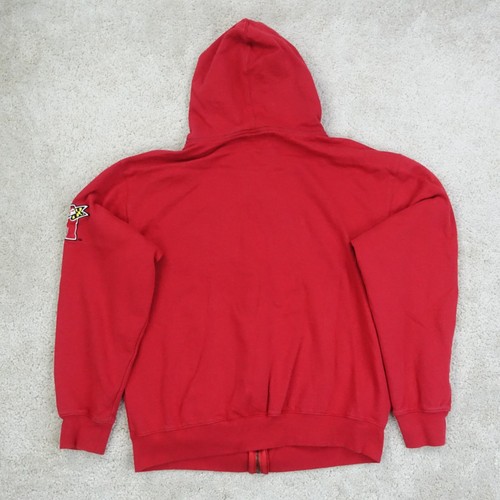 Maryland University Hoodie Mens Extra Large Zip Up USA Vintage College 90s - Picture 7 of 11