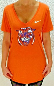 camisetas nike mujer naranja