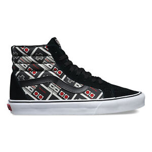 Vans X NINTENDO CONTROLLER Scarpe da uomo (nuovo) SK8-Hi riemettere NES  8-Bit: spedizione gratuita | eBay