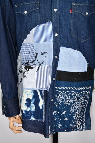 Camisa Levi's Vintage Clothing X Atelier Reserve Barstow Western Hecha a Mano Talla XL - Imagen 3 de 11