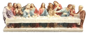 LAST-SUPPER-Of-Jesus-scuplture-Traditional-Christian-Statue-Hand-painted