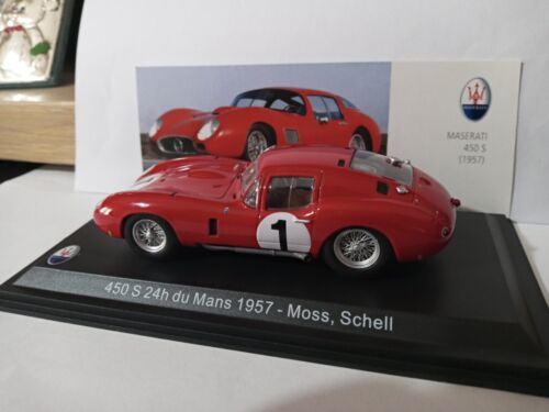 MASERATI 450S COUPE' ZAGATO LE MANS SCHELL MOSS 57 1/43 no FERRARI ESPADA RARA - Foto 4 di 10