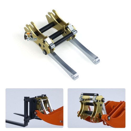 Metal Manual Quick Coupler DIY for RC Hydraulic Loader JDM-198 ZW370 Accessory - Picture 4 of 11