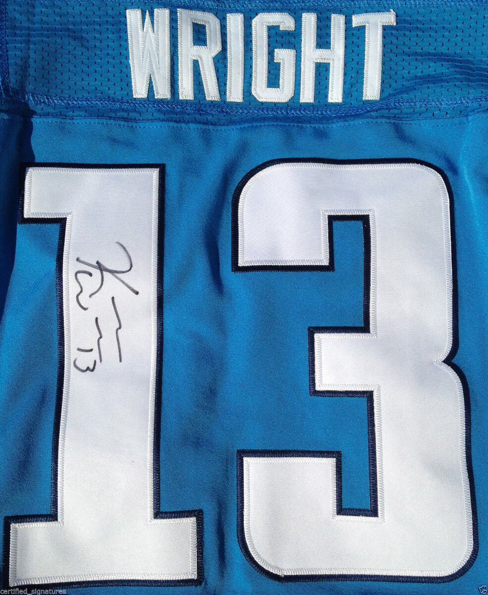 Kendall Wright Tennessee Titans Baylor Bears signed football proof COA autograph Kendall Wright Tennessee Titans Baylor Bears signed football proof COA autograph