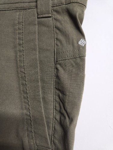 Columbia Omni Shield men's 36x32 Hiking Green Nylon Pants Outdoor Casual (sh28) - Picture 3 of 12