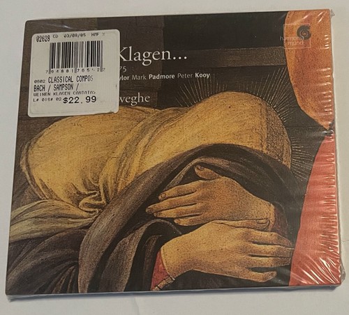 sealed J S BACH - Weinen Klagen - Cantatas Bwv 12, 38, 75 - CD - Import Germany - Picture 1 of 2