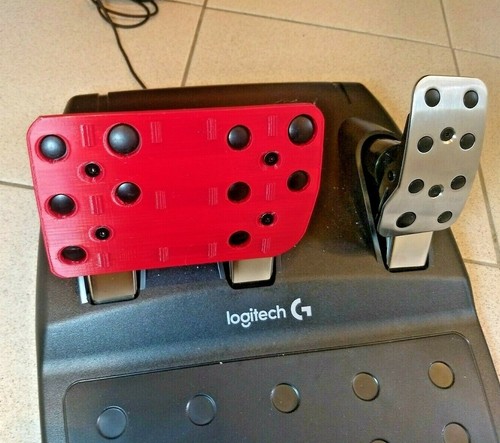Logitech G27 G29 G920 G923 Double Pedal Mod Clutch Brake Gas - 3d printed part - Picture 2 of 47