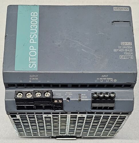 * SIEMENS SITOP PSU300B 6EP1437-3BA20 24V/30A Power Supply E-Stand:1